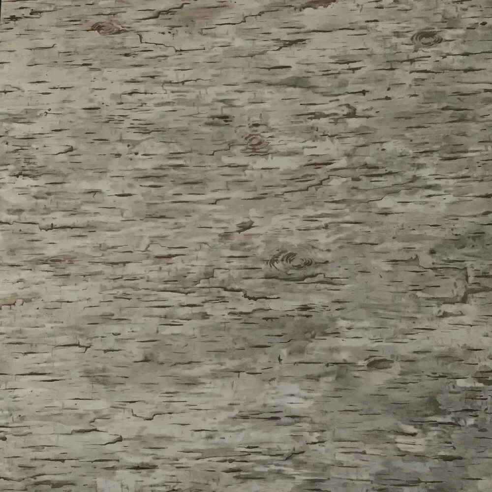 Birch Bark Wood Look Wallpaper Brewster Parkview Prepasted Vinyl 56 Sq Ft